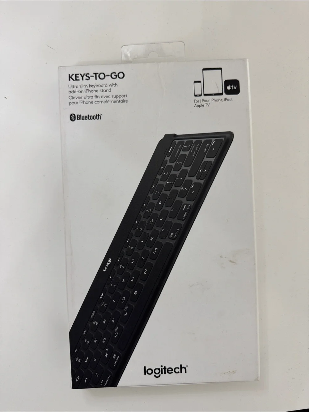 Logitech Keys-To-Go Slim Bluetooth Keyboard in Black